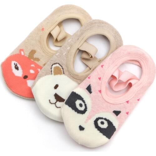 Baby Boy Girl Floor Socks Cartoon Baby Shoes Children Animal Socks Spring Summer Autumn Floor Non-slip Anti-slip Socks Shoes