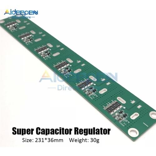 Single Row Super Farad Capacitor Balancing Protection Board 2.5V 2.7V 2.85V 3V 360F 400F 500F 700F Capacitor Protection Board