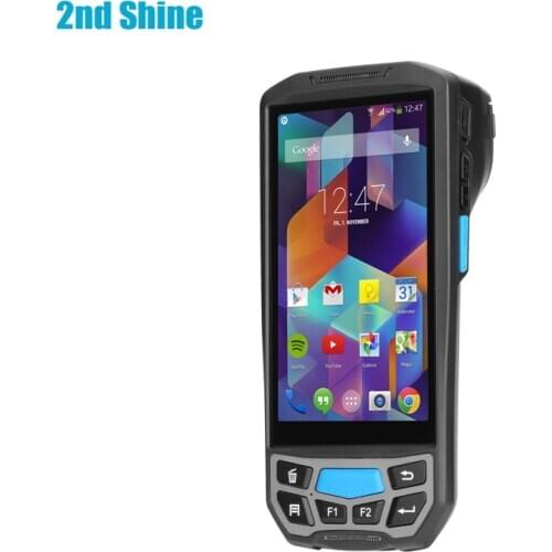 Portable industrial pda with thermal receipt paper printer barcode reader