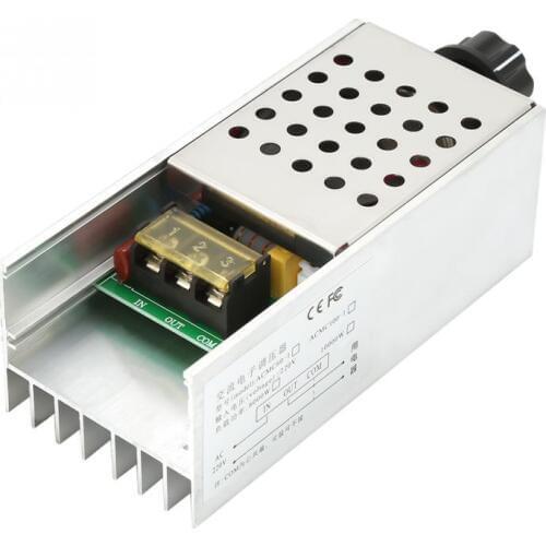 6000W Speed Controller AC 220V SCR Electric Voltage Regulator Dimmer Motor Speed Temperature Controller Regolatore di tensione