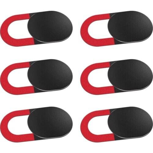 6 Pack Webcam Cover Slide Privacy Protection Ultra Thin Anti-Spy Laptop Camera Cover For Computer Mac-Book Pro