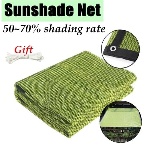 Green Hi-Quality Anti-UV Sunshade Net Thicken Garden Succulent Plants Shading Nets Sunshade Sails Beautiful Sun Shade Nets