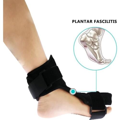 1pc Adjustable Plantar Fasciitis Night Foot Splint Drop Orthotic Brace Elastic Dorsal Night Splint Foot Care Tool