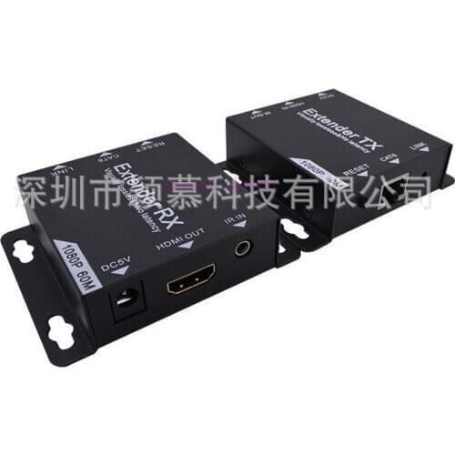 10pcs HDMI Extender 60M RJ45 Transmitter TX/RX with IR Over CAT6 Ethernet Cable Support HDMI 1.3 1080P For TV Projector DVD