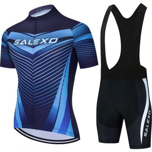 2021 Summer Cycling Clothing Racing Bike Clothes Cycling Bib Pants Jersey Men Outdoor Riding Bike MTB Clothing Cycling Jersey