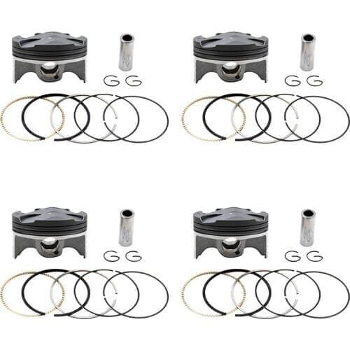 4 sets Motorcycle Piston & Rings Kit STD 67 - 68mm For HONDA CBR600 F5 2003-2005 CBR 600
