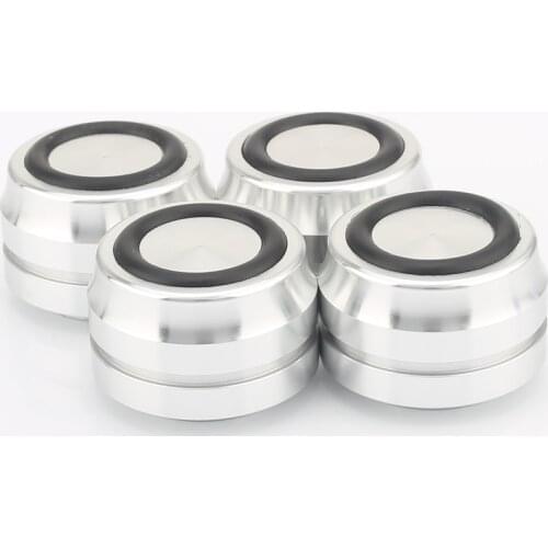 4PCS 33*22mm Feet Speaker Aluminum Alloy Amplifier Stand Spikes DISCS Turntable CD Player Computer DAC Machine Base Feet