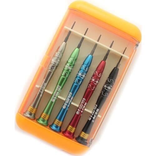 5 Pcs/set Precision Screwdriver Set Phillips/Torx/5-Point CR-V Screwdrivers Magnetic Screw Driver Mobile Phone Repair Tools