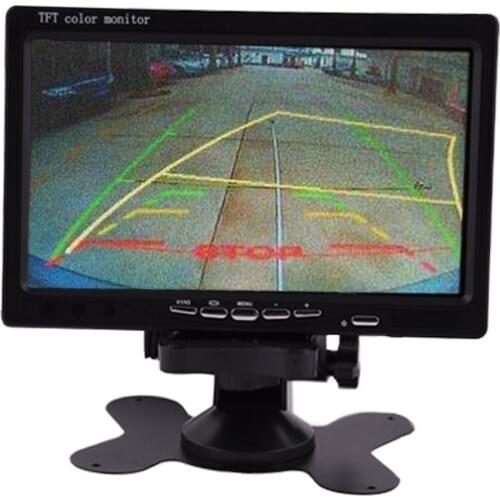 7 inch TFT LCD Vehicle Monitor with AV input for bus taxi truck train school bus