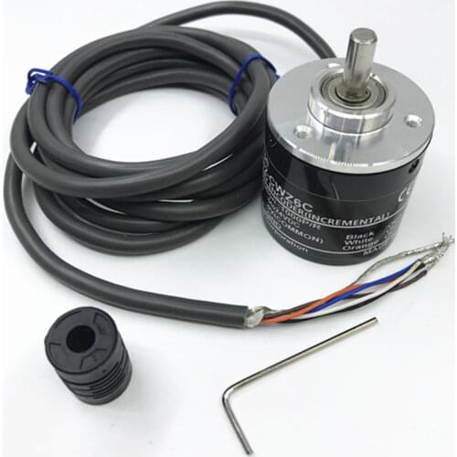Free Shipping E6B2CWZ6C OMRON Rotary Encoder E6B2-CWZ6C 20 30 40 60 100 200 360 400 500 600 1000 1024 1800 2000 2500P/R 5-24v