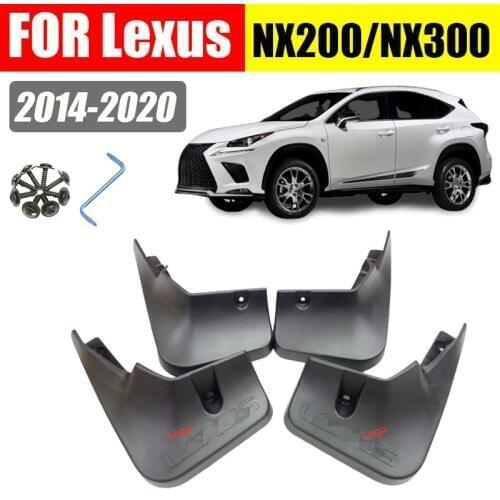 Mud Flaps For Lexus NX NX200 NX300 Mudguards Fender Mud flap splash Guard Fenders Car accessories auto styline Front Rear 4 pcs