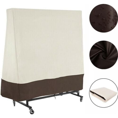 Oxford Cloth Table Tennis Dustproof Sunscreen Cover Outdoor Waterproof Garden Patio Furniture Cover 36*85*160cm