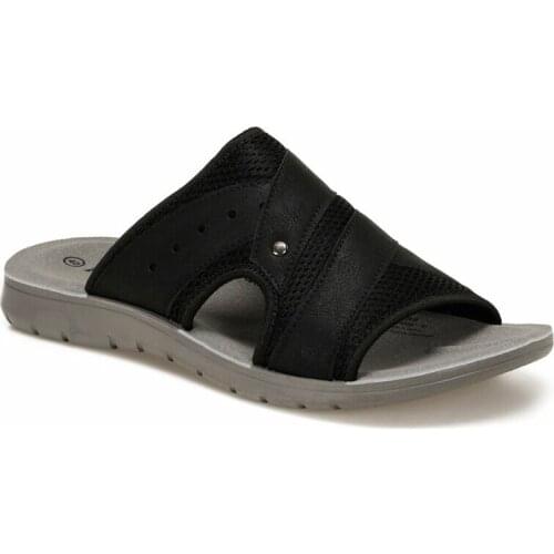 Polaris 160234.M Black Mens Slippers 100500947