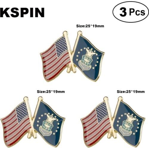 U.S.A & Air Force Frendship Lapel Pin Brooches Pins Flag badge Brooch Badges
