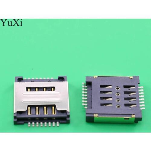 Dual 8P SIM card reader socket connector replacement for Huawei Y320 G7300 T00 Y325 y518 g600 g7300 FOR LENOVO S660 A690e S686