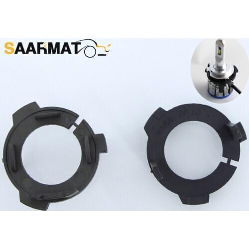 100×H7 LED Headlight Retainer Clip Base Holder Headlamp Socket Adapter for VW volkswagen Lamando LAVIDA h7 base