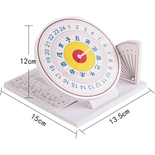 Sun clock light shadow sundial model sundial ancient sunrise as a timer teaching instrument teaching aids
