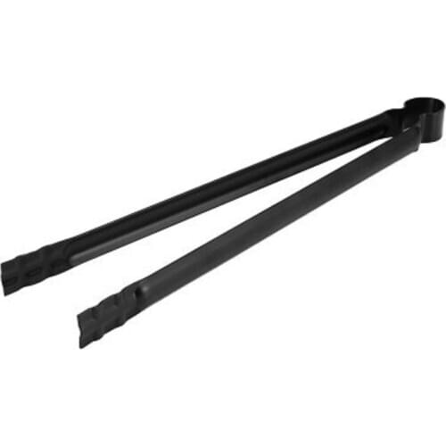 Barbecue Tool Wood Carbon Clip Black Barbecue Accessories Iron Wave Design, Easy To Carry Not Easy To Deform BBQ Outdoor