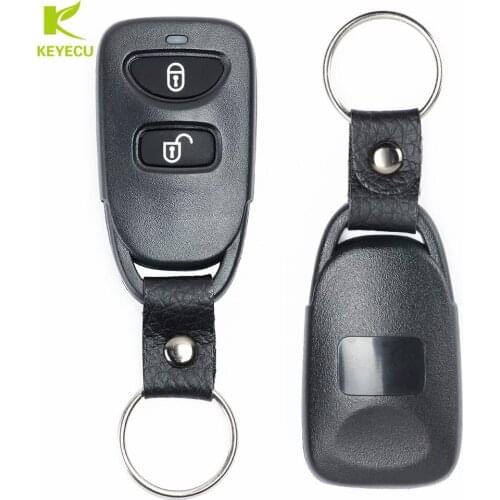 KEYECU High Quality Transmitter Keyless Entry Remote Key Fob 433MHz 2 Button for Hyundai
