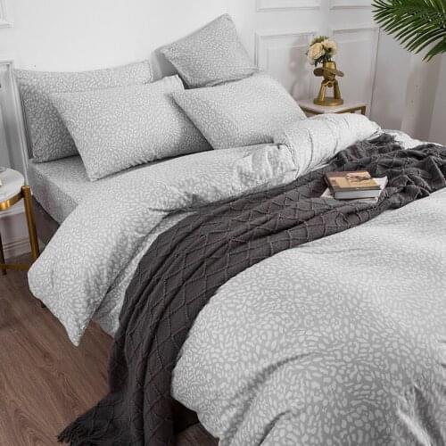 Bedding Set Leopard Duvet Cover Bed 2 People Comforters 240x220 King Size Double Euro Couple Quilt Case Pillowcases Decorative