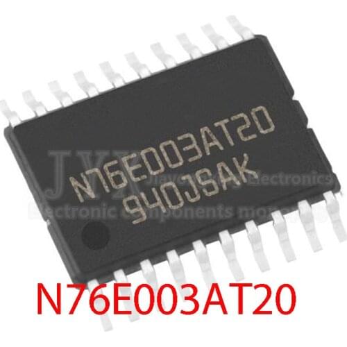 5pcs brand new Mcu N76E003 N76E003AT20 Compatible Substitution STM8S003F3P6 TSSOP-20