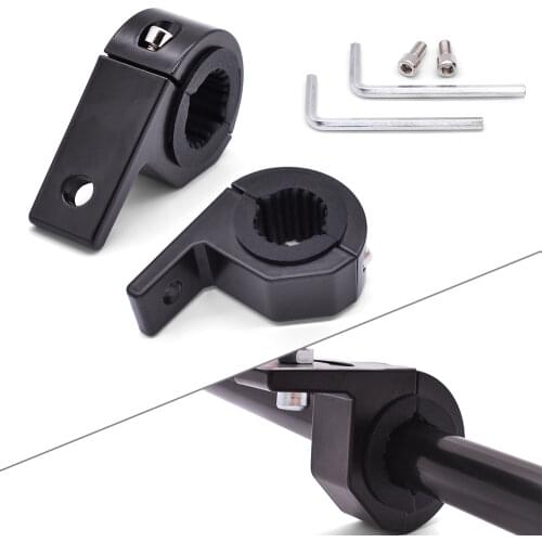 Motorcycle Fog Driving Light Spotlight Clamp Bracket LED Lamp Mount Kit For YAMAHA XT250 TRICKER DT230 DT 125 230 LANZA KAWASAKI