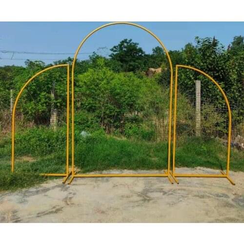 【NEW】Wedding Arch 3PCS/Set Background Decoration Flower Stand Birthday Party Outdoor Balloon Arch Decoration arc-shaped Stand