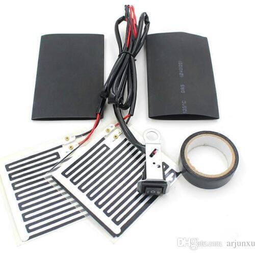 New Universal Motorcycle E-bike Heated Hand Grips Handle Heater Warmer Kit for Suzuki Yamaha Honda