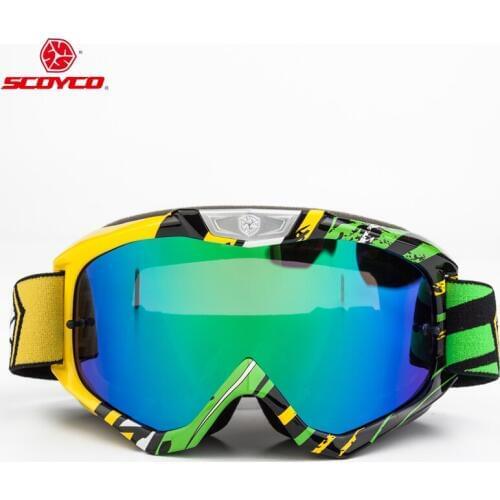 Scoyco G06 Motocross Goggles Motorcycle Off Road Racing Goggles Moto Glasses Ski Surfing Airsoft Paintba UV Protection