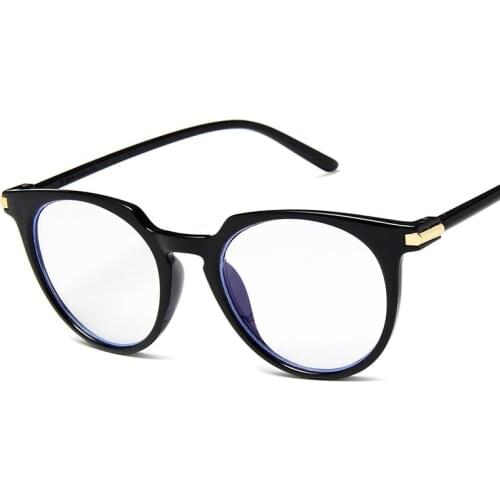 Lunette Frame Computer Glasses Office Women Anti Blue Light Eyewear Vintage Gafas Gaming Eyeglasses Optical Eye Glasses JH15992