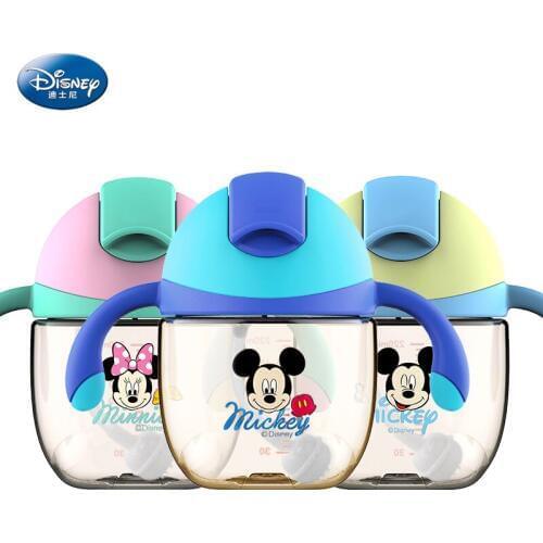 Genuine Disney PPSU Baby Feeder Wide Break-resistant Nuk With Handles Feeding Bottle Silicone Nipple Water Baby Feeding Bottle