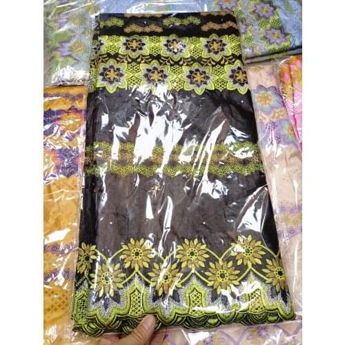 Brocade jacquard fabric bazin riche 2021 tissu broderie africain suisse wedding fabric embroidery lace material 5yard