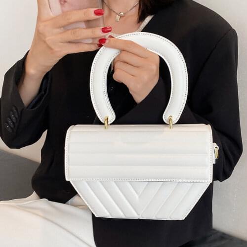 Simple Advanced Top Handbag Brand Luxury Striped Crossbody Bags Female Fashion Shoulder Bag Trend Wild Wallet Small Square Bags