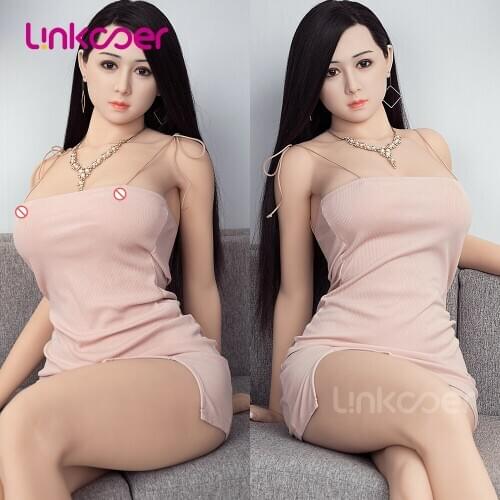 Linkooer Real Silicone 170cm Lifelike Sex Dolls 2 Holes Fat Body Big Breast Ass Vagina Full Body Real TPE Adult Toys for Men