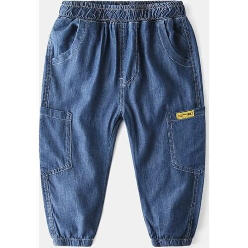 Light Spring Summer Thin Casual Pants Boys Kids Trousers Children Clothing Teenagers School Cotton Formal Sport High Quality