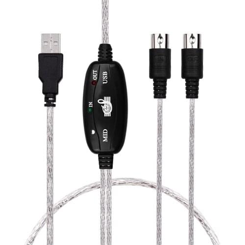 USB to MIDI Audio Cable for Digital MIDI Keyboard Musical Equipment electric accessories