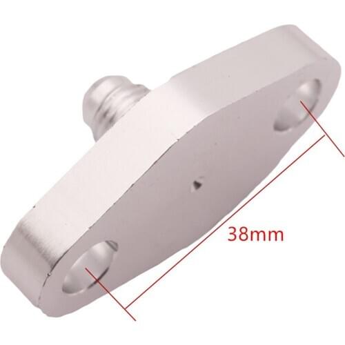 Billet Aluminum Turbo Oil Drain Return Flange 4 AN Fitting For T3 T4 T35 T40