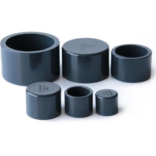 1/2/5PCS I.D.20-90mm PVC Pipe End Plug Water Pipe Plug Tube End Cap Garden Irrigation Pipe Adapter Fittings Plumbing Accessories
