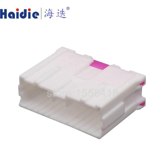 2sets auto 22pin cable housing plug wiring harness unsealed connector 7182-4021