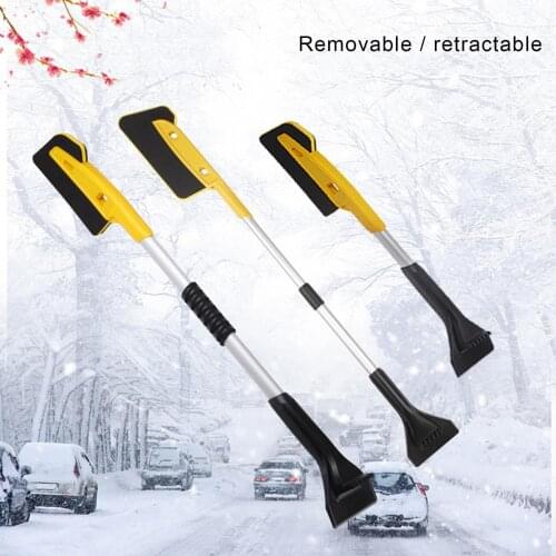 1 Pc Portable Car Ice Scraper Snow Brush Cleaning Tool Ice Shovel Vehicle Car Windshield Snow Scraper Window Scraper Snow Shovel