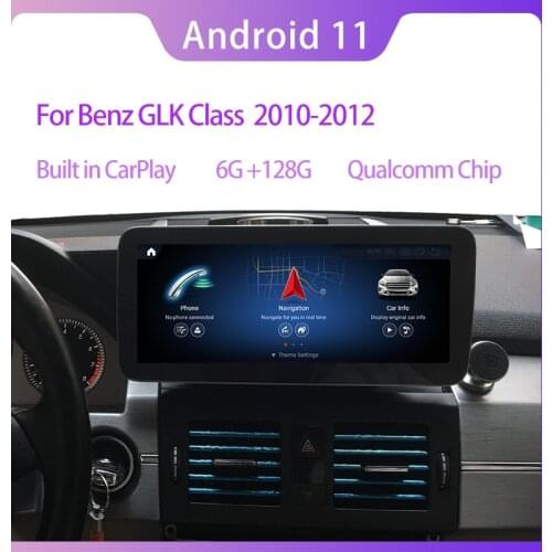 10.25/12.5 inches andriod 10 Android Display 4G for Benz GLK CLASS X204 2013-2015 Car Radio Screen GPS Head UP Touch Screen
