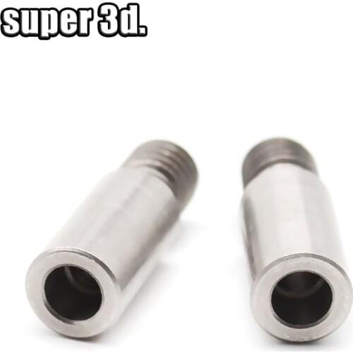 2pcs/lot Chimera extruder Heat break V6 dual hotend J-head throat for 1.75/3.0mm filament Reprap 3D printer parts