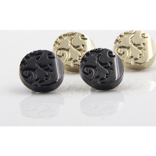 2pcs/lot Clothing Buttons 11.5mm Inch Pattern Metal High Shirt Button Cardigan Button Shirt Button