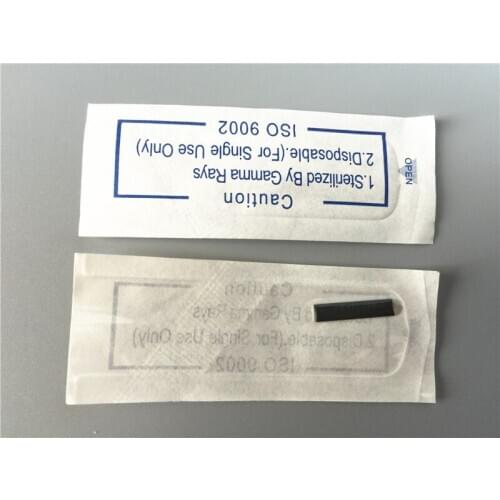 50PCS 18pin U Shape Needles Black Color Permanent Makeup Eyebrow Microblading Tattoo Manual Blade Pen Machine