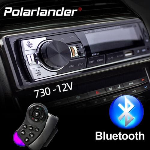 Audio new Car Radio bluetooth MP3 FM/USB one din in dash USB port 12V Car Audio bluetooth handfree car radios blueooth aux in