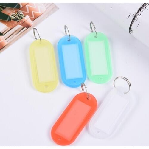 Key Card Key Rings Multicolor Plastic PP Key Card Token Luggage Tag Hotel Hotel Number Classification Card Keychain