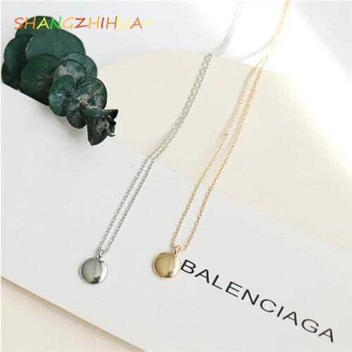 Clavicle Chain Aesthetically Girl Personality Necklace Korean Water Drop Shape Simple Elegant Neck Repair Show White Metal Women
