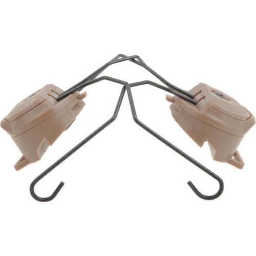 DE (Tan) FMA Peltor SORDIN Headset Ops-Core Helmet ARC Rail Adapter mount 2pcs per set Helmet accessories