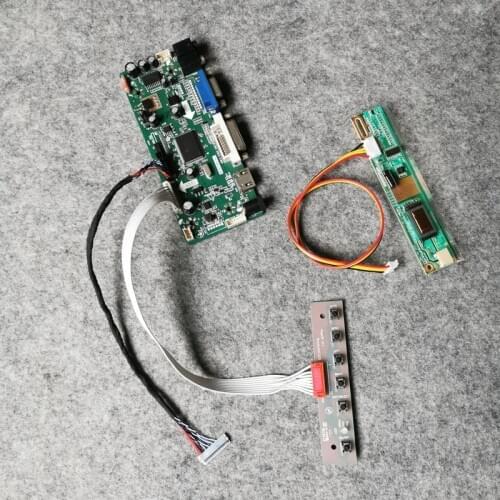 For LTN121X1/LTN121XA/LTN121XF/LTN121XJ/LTN121XU screen 1024*768 MNT68676 1CCFL 20Pin LVDS DIY kit VGA DVI drive board card