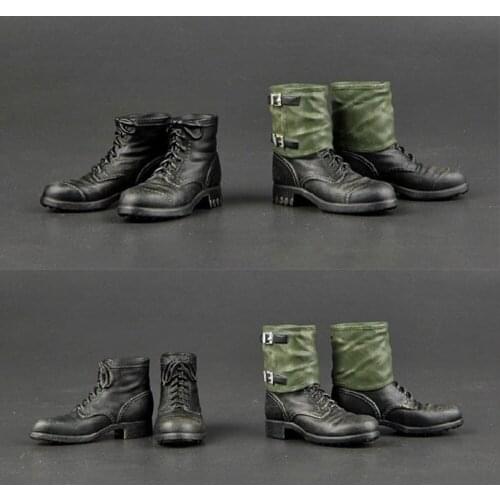 M44 M37 1/6 German Combat Boots Male Soldier Shoes Model For 12'' Action Figure Dolls In Stock